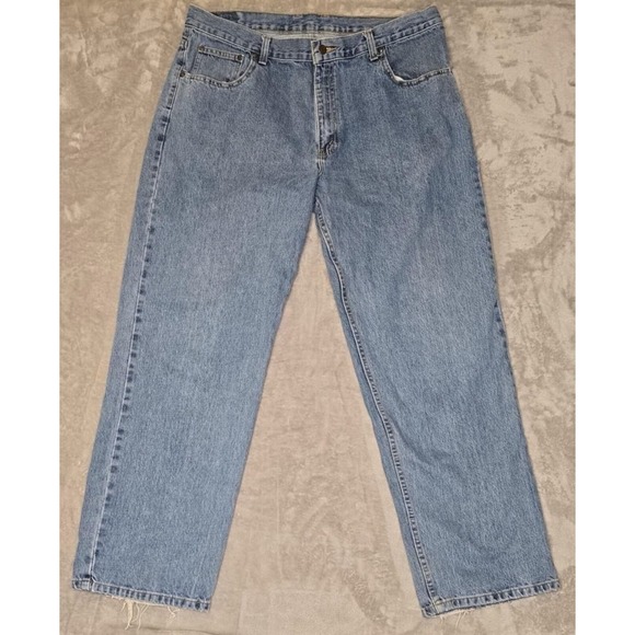 Arizona Jeans Other - Arizona Jean Co Men's Relaxed Straight Jeans Medium Wash 40x32 100% Cotton